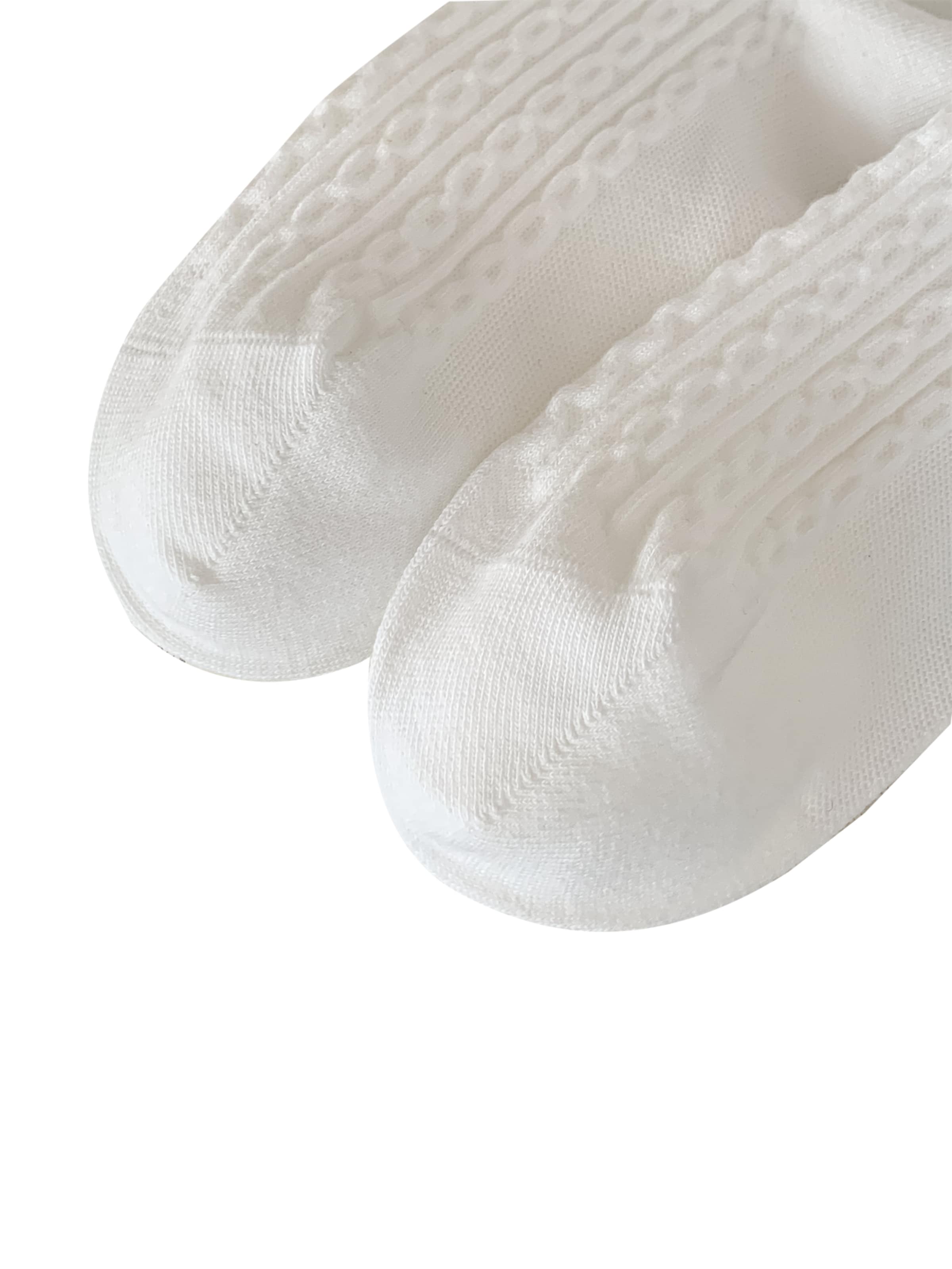 Millo Socks 'Cosy Twist' in White