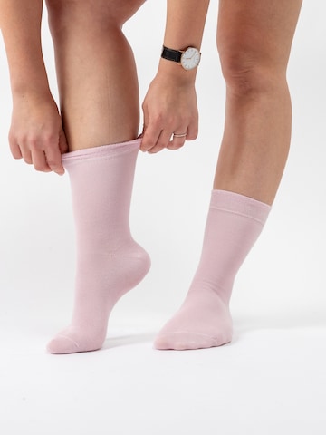 Occulto Socks 'Paulina' in Pink