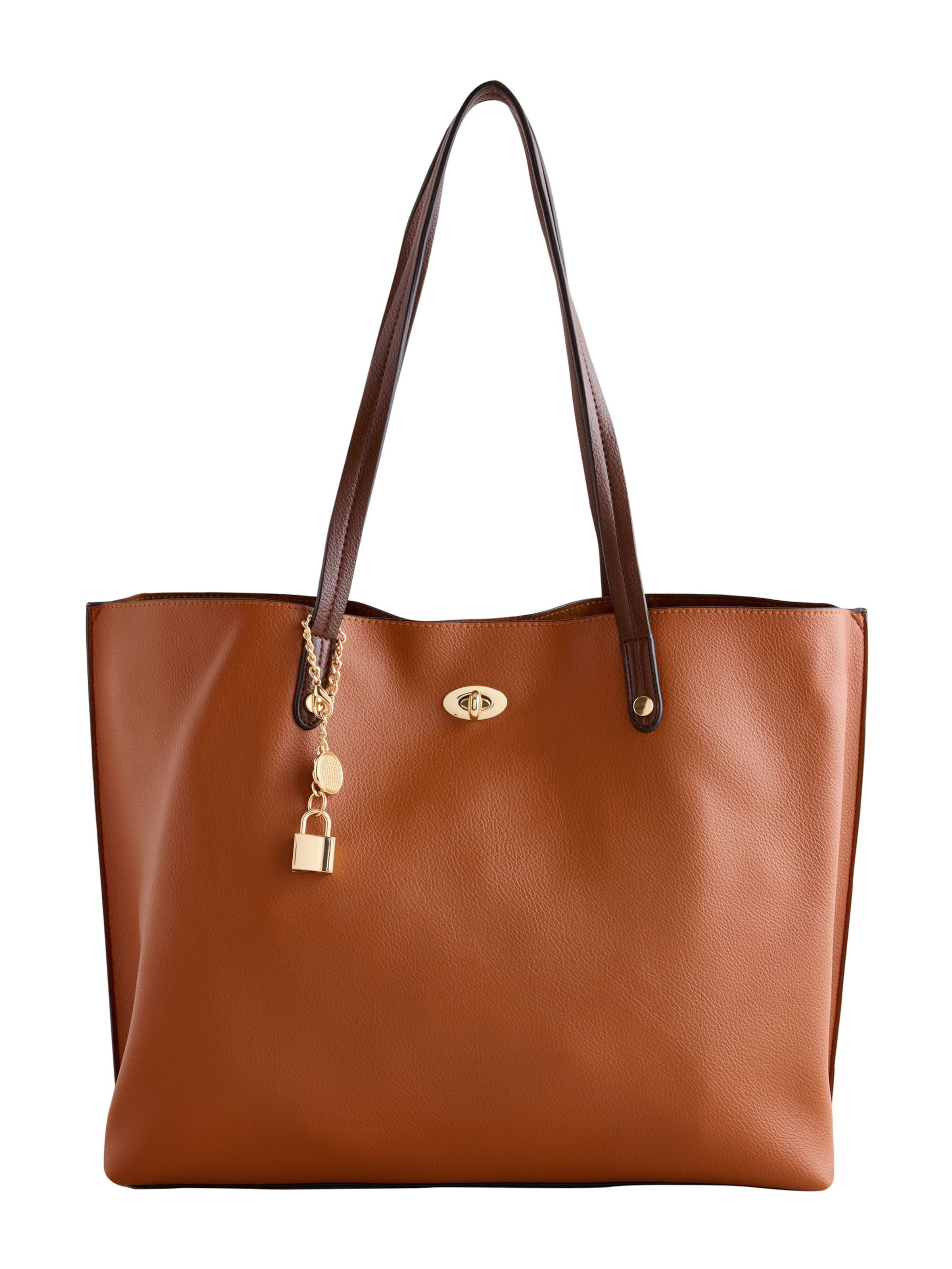 Sac bandoulière Next en marron : devant