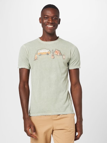 T-Shirt 'Richard' MARJO en vert : devant