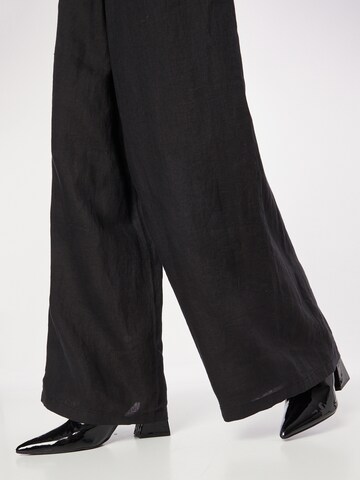 Wide leg Pantaloni 'Ceiling' de la DRYKORN pe negru