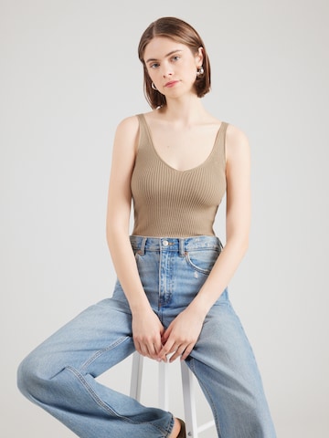 VERO MODA Neuletoppi 'VMGLORY' värissä vihreä: etupuoli