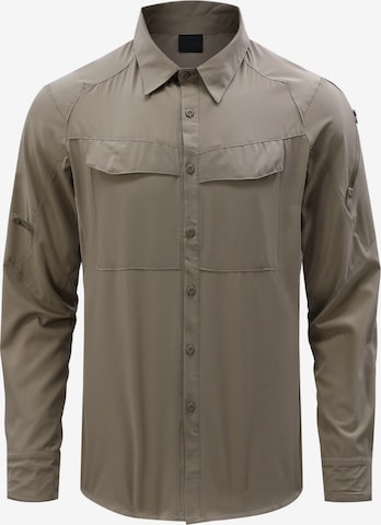 Youthup Button Up Shirt in Green: front