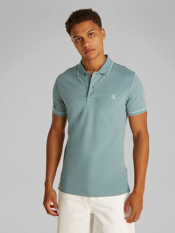 Calvin Klein Jeans - Camiseta en azul: frente