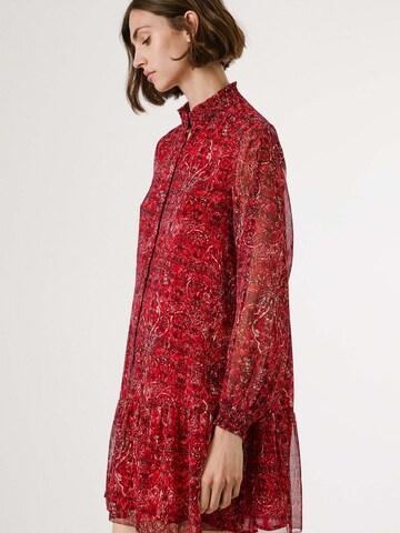 Robe-chemise Pepe Jeans en rouge