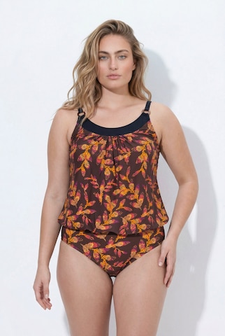 Ulla Popken Tankini in Braun: Vorderseite