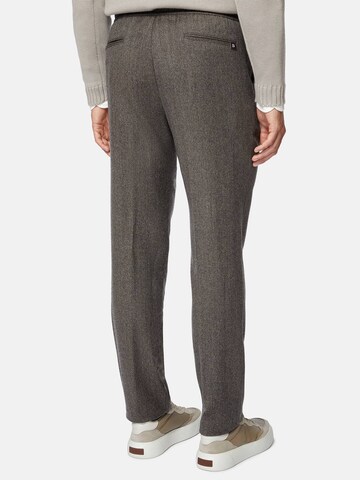 Regular Pantalon à plis Boggi Milano en gris