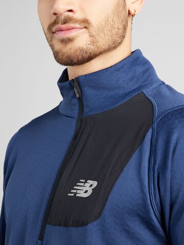 T-Shirt fonctionnel new balance en bleu