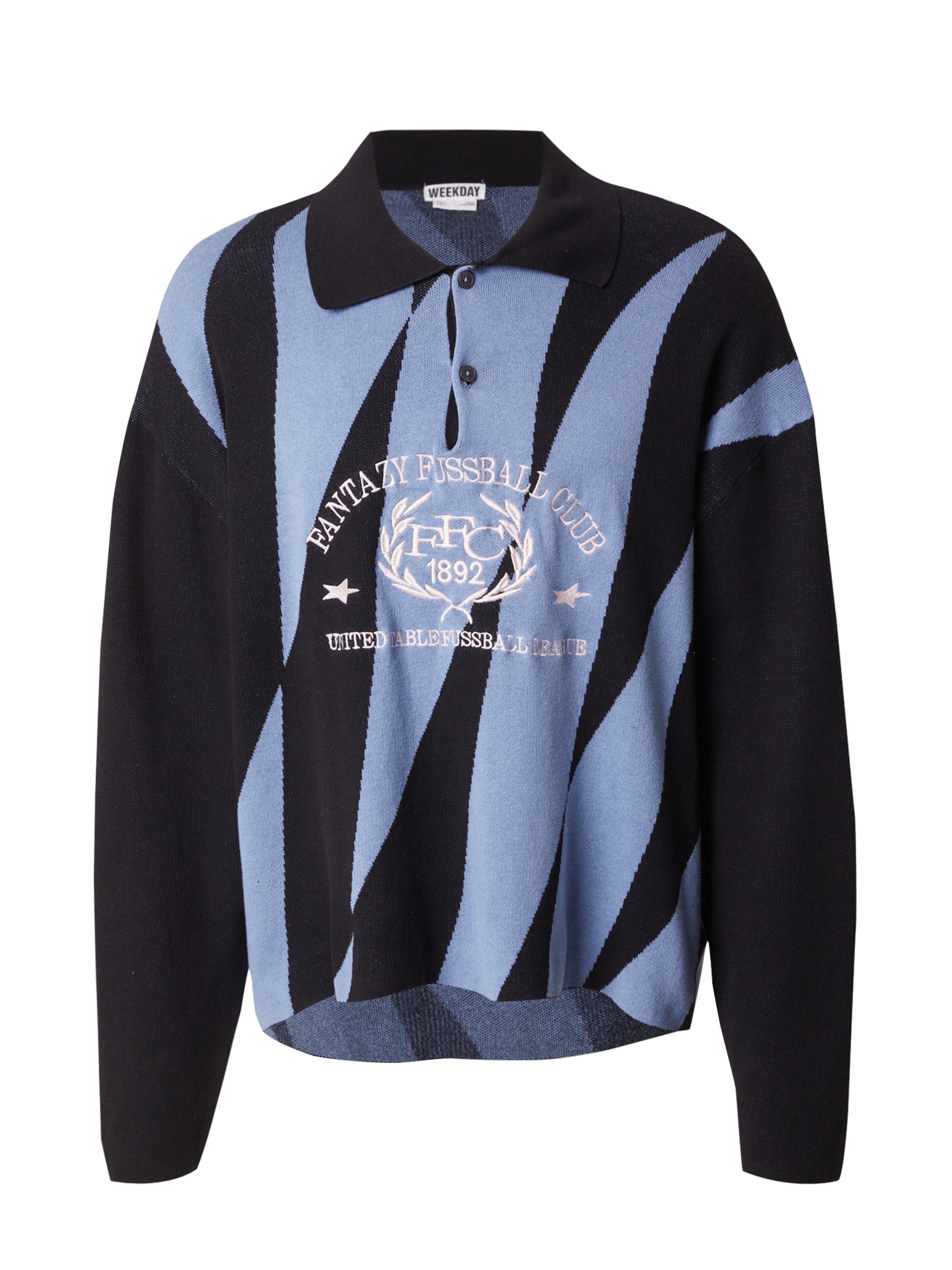 WEEKDAY Sweater 'Rene' in Black: front