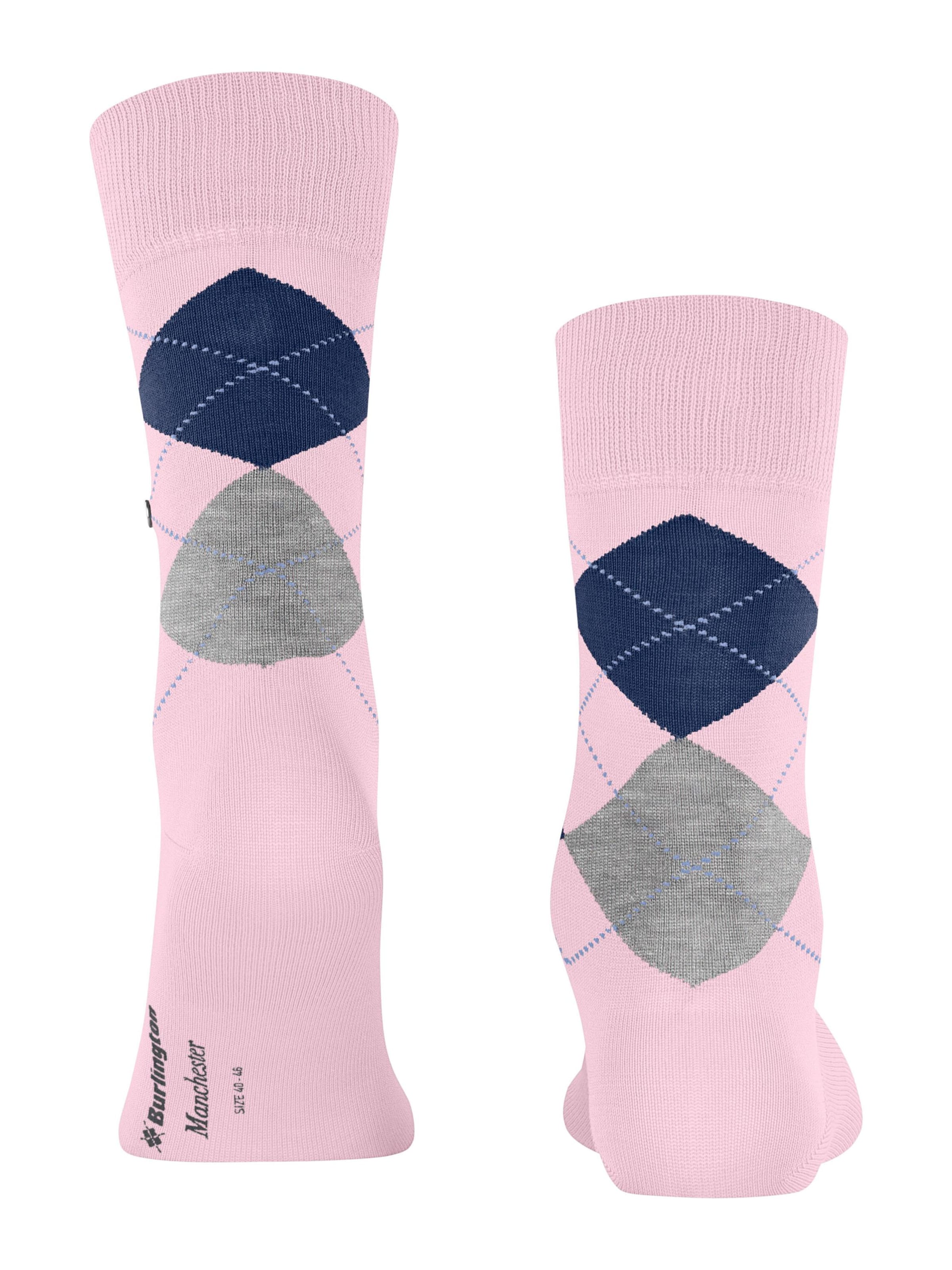 BURLINGTON Socks 'Manchester' in Pink