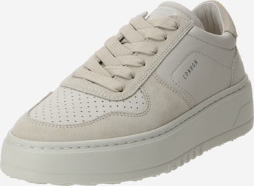 Baskets basses Copenhagen en beige : devant