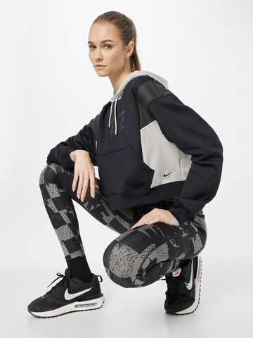 NIKE Skinny Sportbroek in Zwart