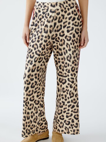 OUI Wide leg Pants in Brown: front