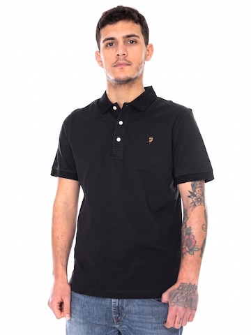 FARAH Shirt 'Mens Plain Polo Shirt' in Black