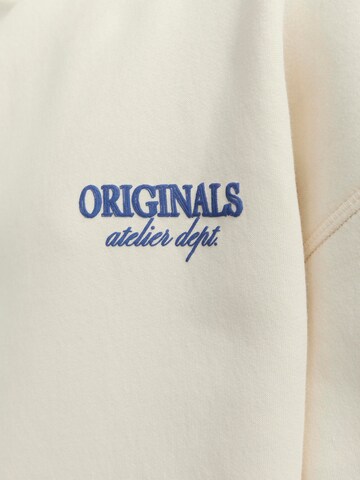 JACK & JONES Sweatshirt 'Santorini' in Beige