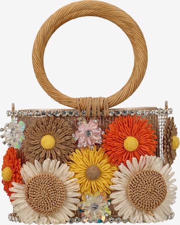 IZIA - Bolso de mano en marrón: frente