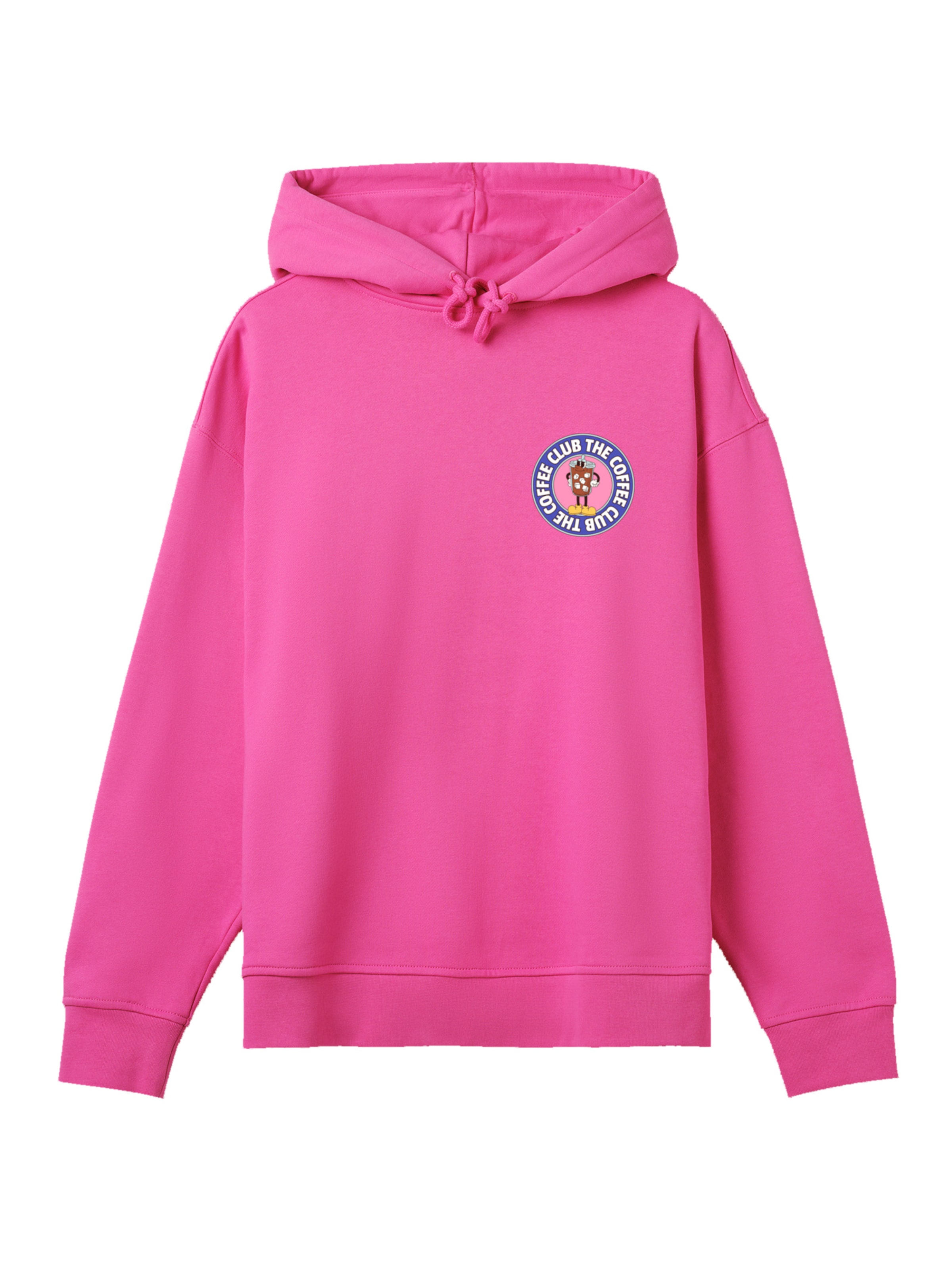 F4NT4STIC Sweatshirt 'Coffee Club' in Roze: voorkant