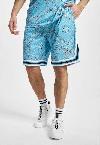 Karl Kani Loosefit Shorts in Blau: predná strana