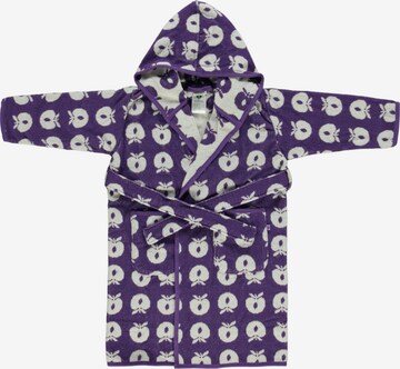 Småfolk Bathrobe 'Apfel' in Purple: front