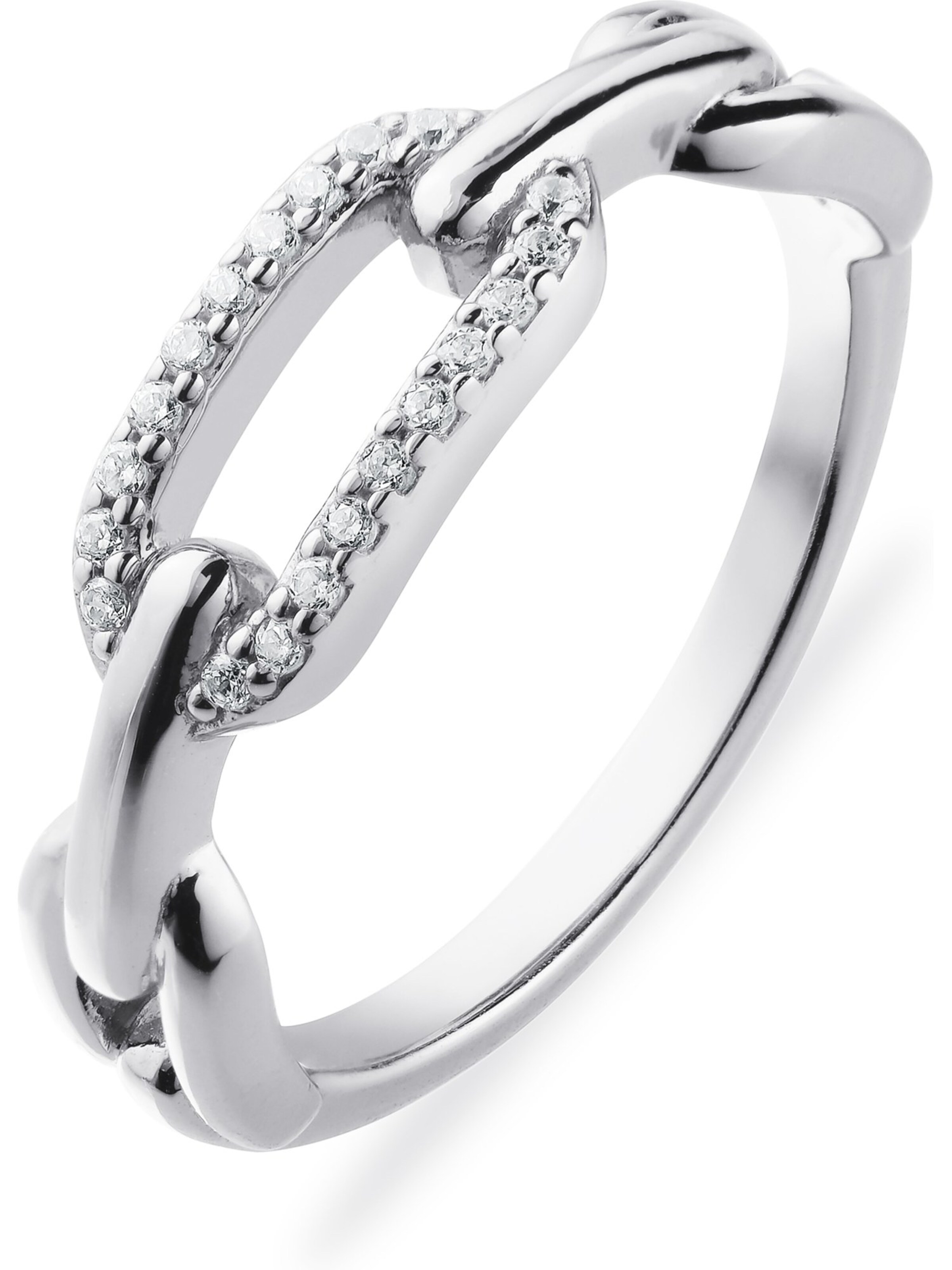 CHRIST Ring in Silber: Vorderseite