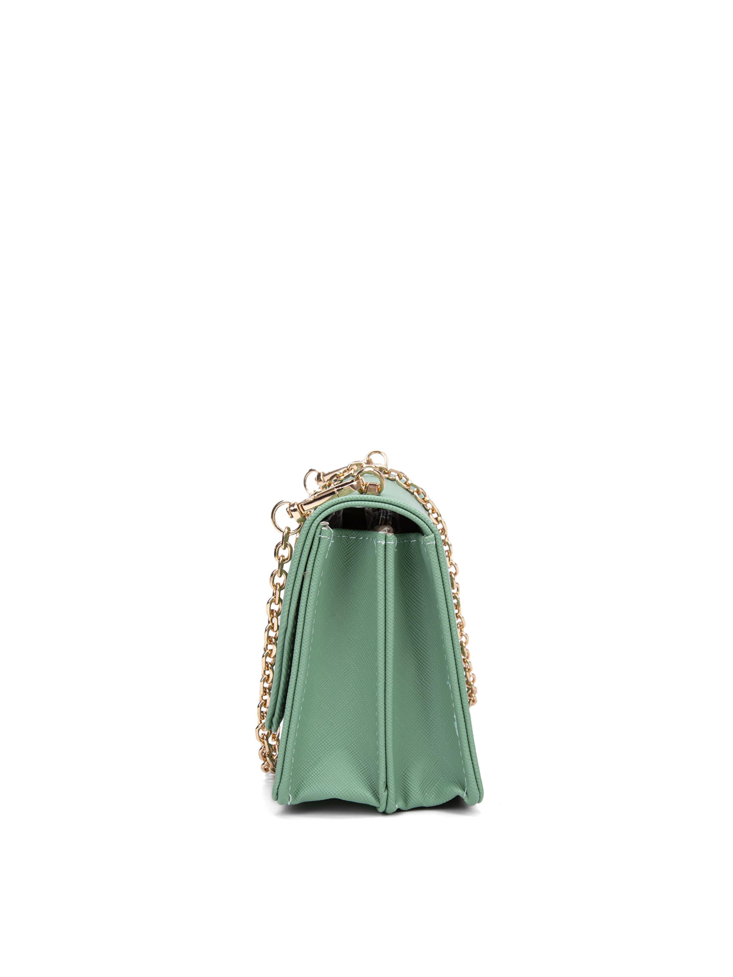 Borsa a tracolla 'Borsa a Tracolla Donna Diana&Co Poliestere Bottone Magnetico Tracolla Catena Rimovibile' di Diana&Co. in verde