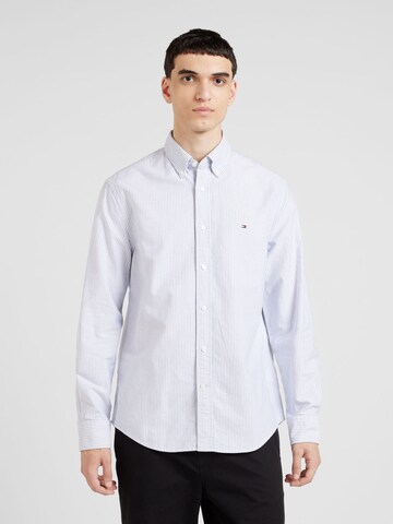 TOMMY HILFIGER Regular fit Button Up Shirt 'Heritage' in Blue: front