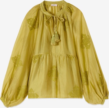 oltre - Blusa en amarillo: frente