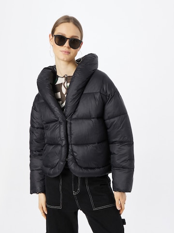 River Island Between-season jacket in Black: front