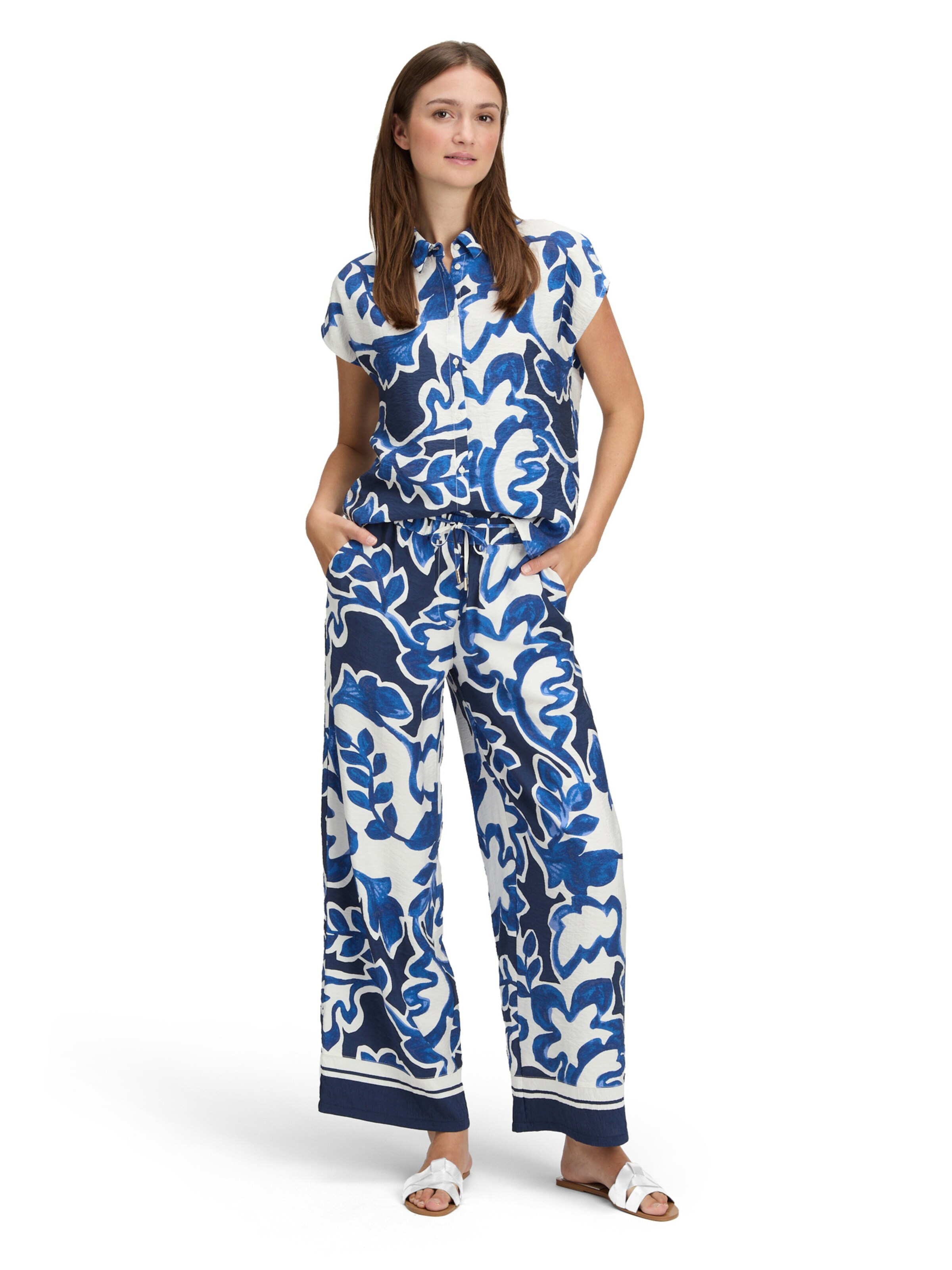 Betty & Co Regular Broek in Blauw