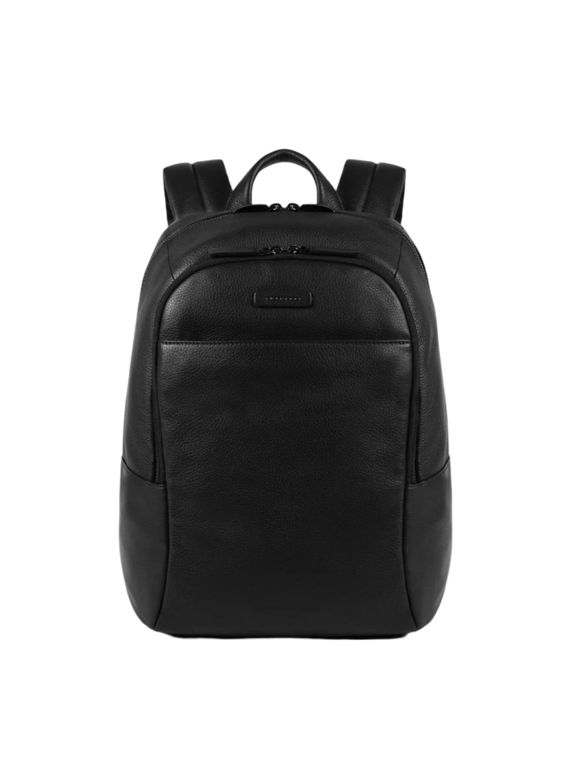 Sac à dos Piquadro en noir : devant