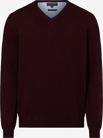 Pull-over Finshley & Harding en rouge : devant