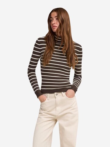 Pullover 'ONLKAROL L/S ROLLNECK PULLOVER KNT NOO 15165075' di ONLY in marrone: frontale