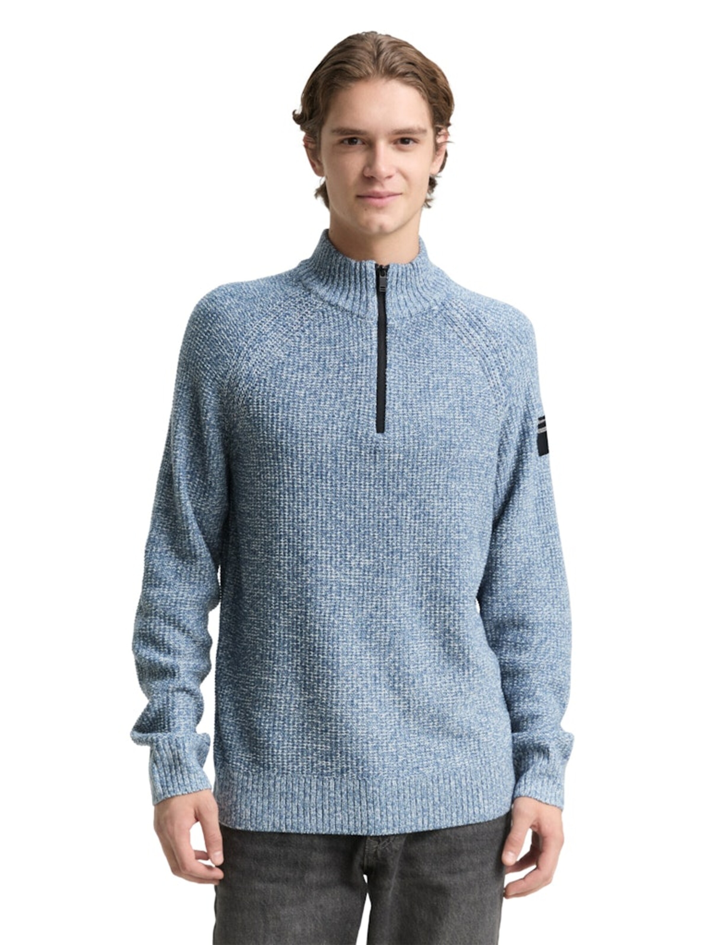 TOM TAILOR DENIM Pullover in Blau: Vorderseite