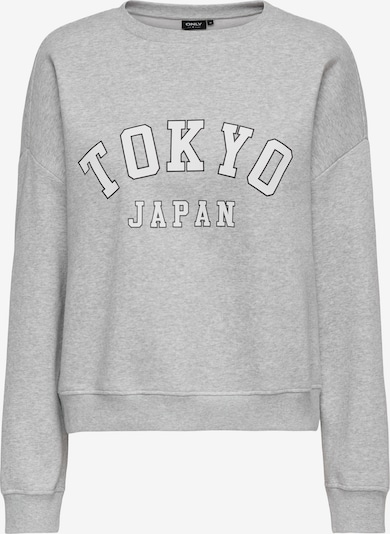 ONLY Sweater majica u siva / crna / bijela, Pregled proizvoda