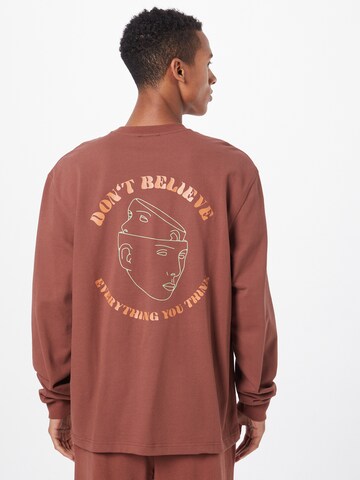 ABOUT YOU Limited Sweatshirt 'Jim' by Jannik Stutzenberger' (GOTS) in Braun