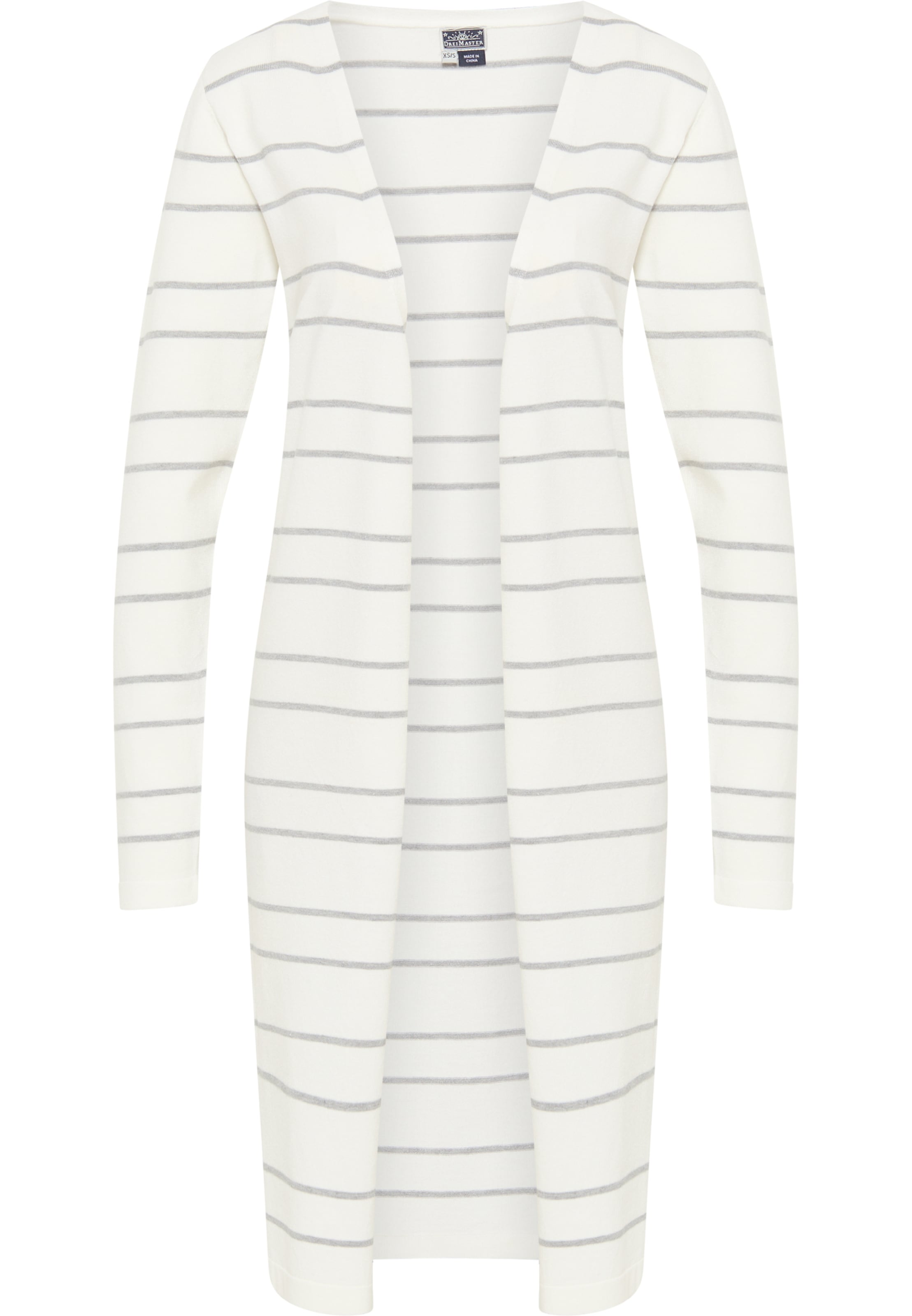 DreiMaster Maritim Kardigán - Biela: predná strana