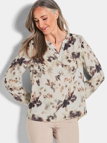 Goldner Bluse in Beige