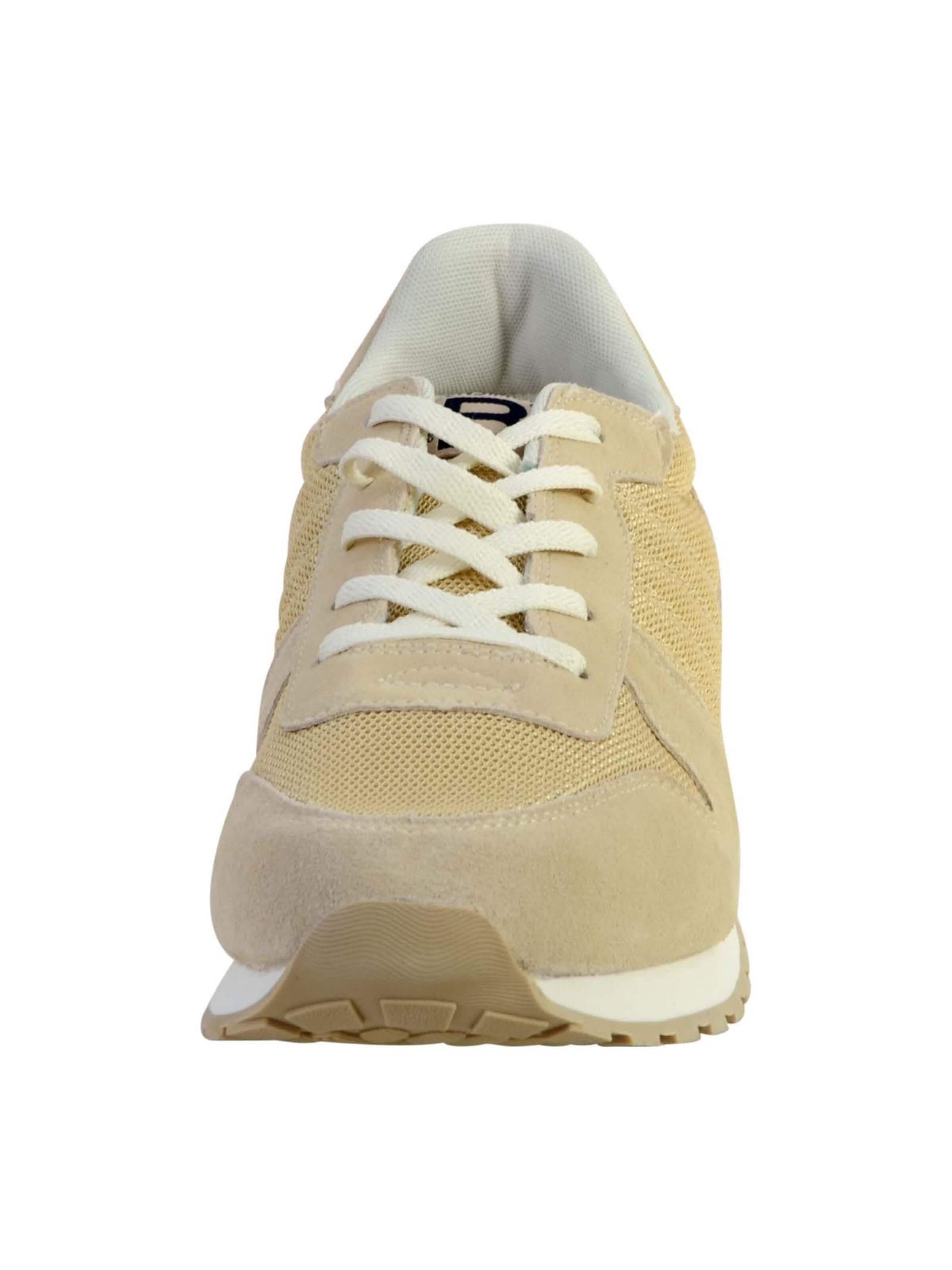 Bensimon Athletic lace-up shoe in Beige