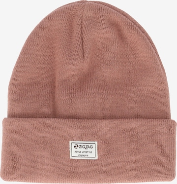 ZigZag Athletic Hat 'Rizzo' in Pink: front