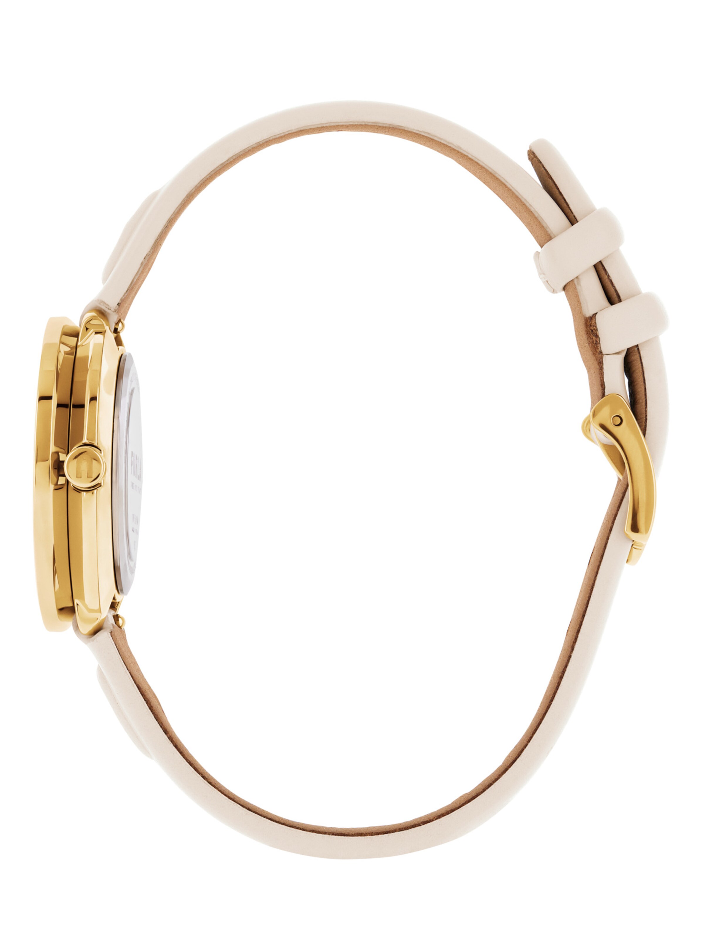 FURLA Analog watch 'ESSENTIAL' in Beige