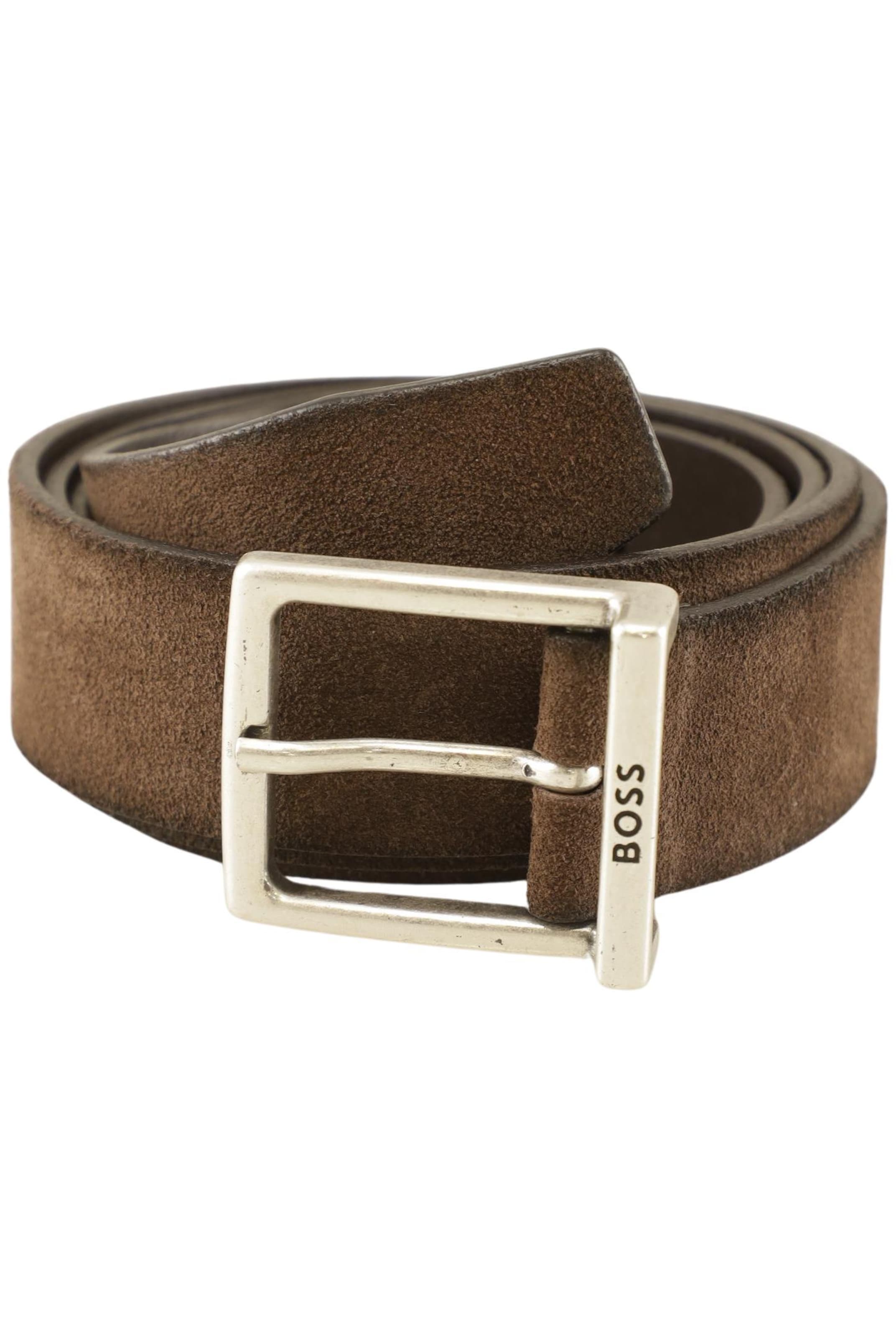 BOSS Black Belt & Suspenders in One size in Brown: front