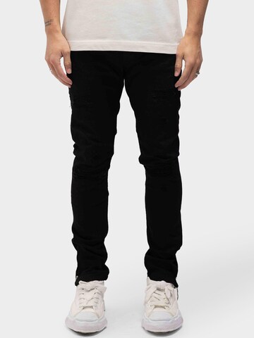 Richesse Regular Jeans 'NAPOLEON BLACK JEANS' in Black: front