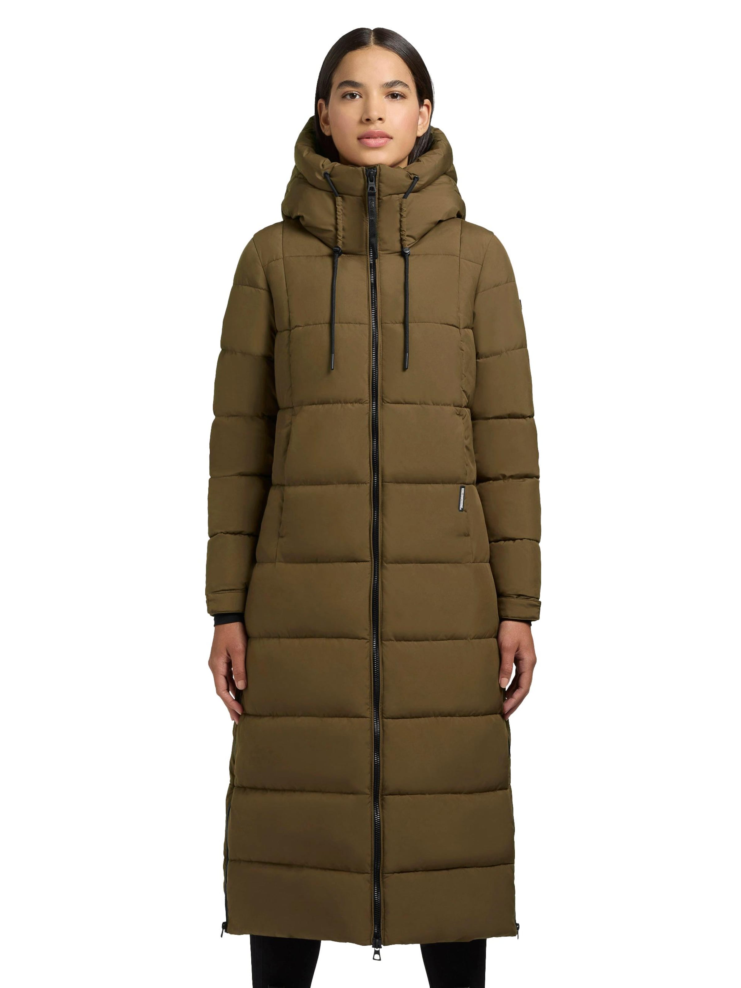 Cappotto invernale 'Deria' di khujo in verde: frontale