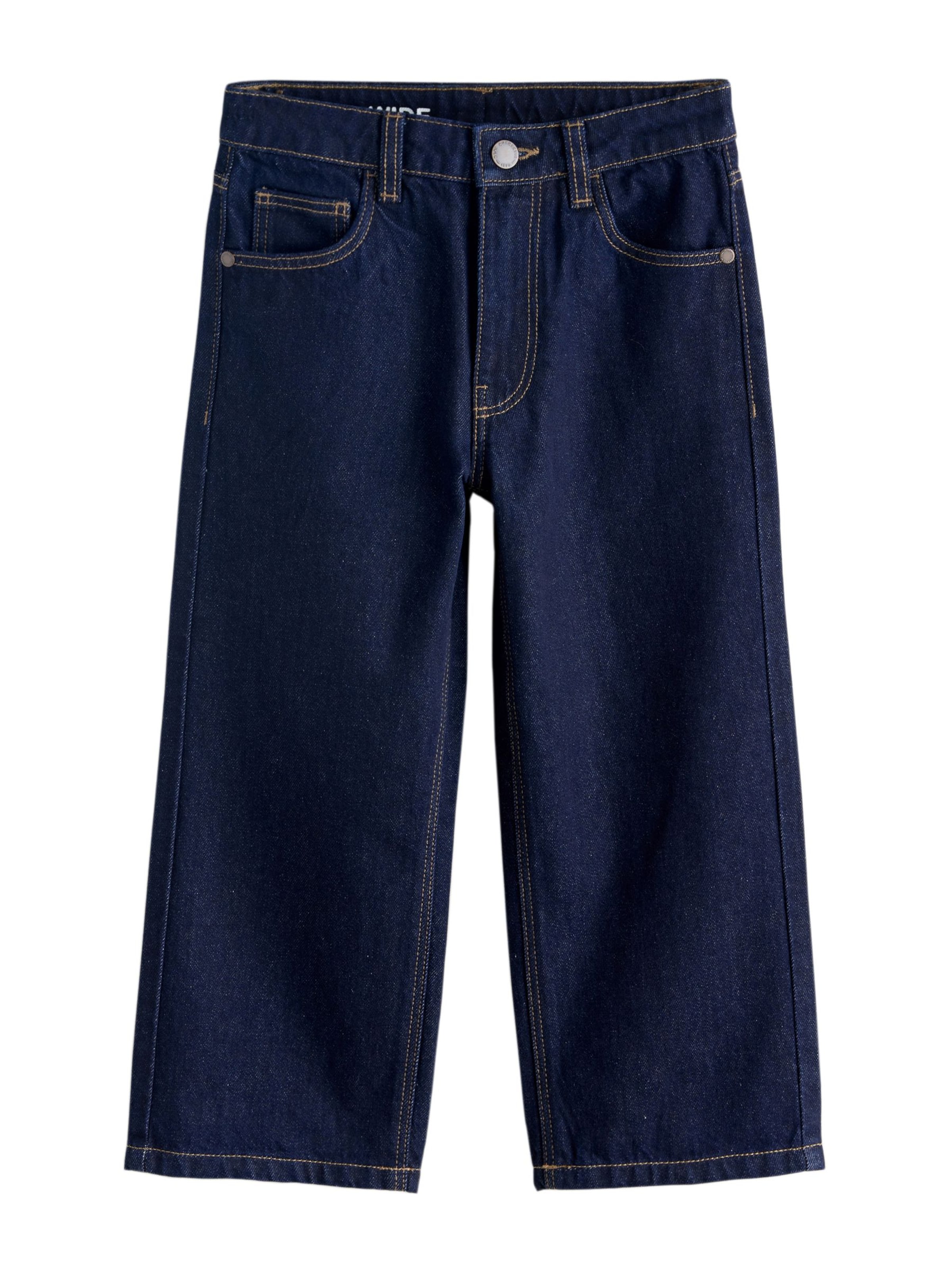 Next Wide leg Jeans i blå: framsida