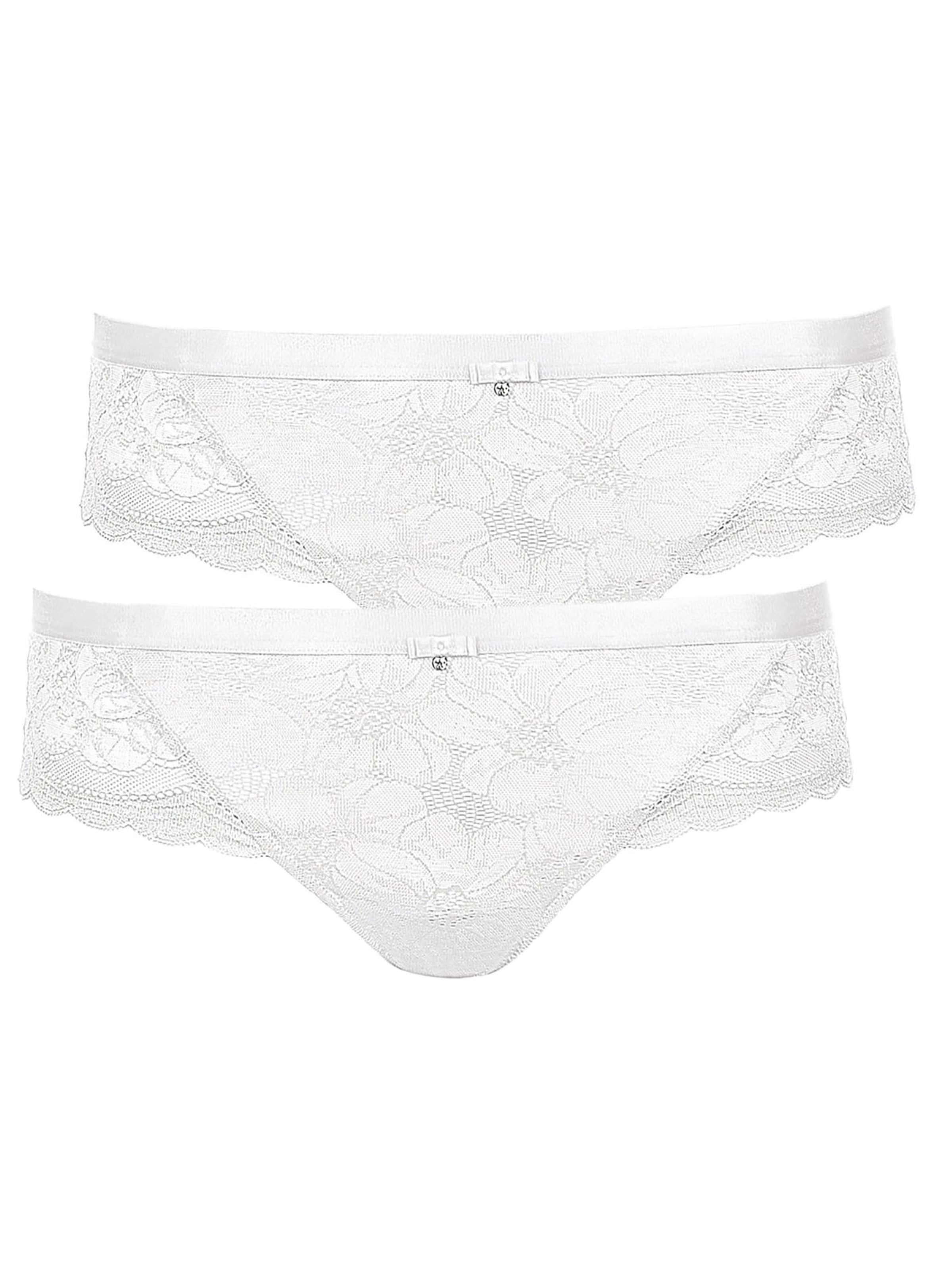 Lisca Panty 'Evelyn' in White: front