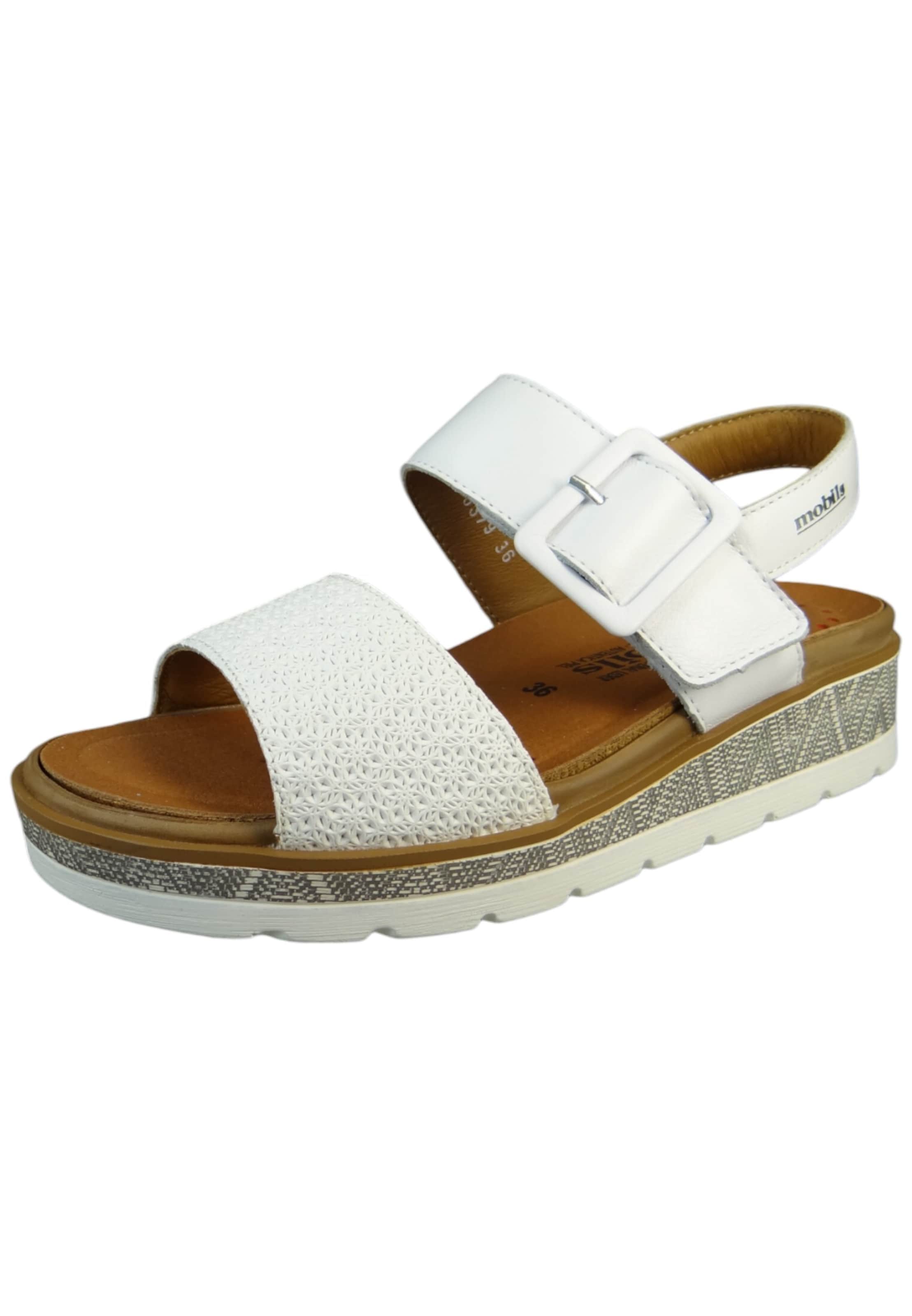 MEPHISTO Sandalen in Weiß: Vorderseite
