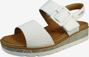 Sandales à lanières MEPHISTO en blanc : devant