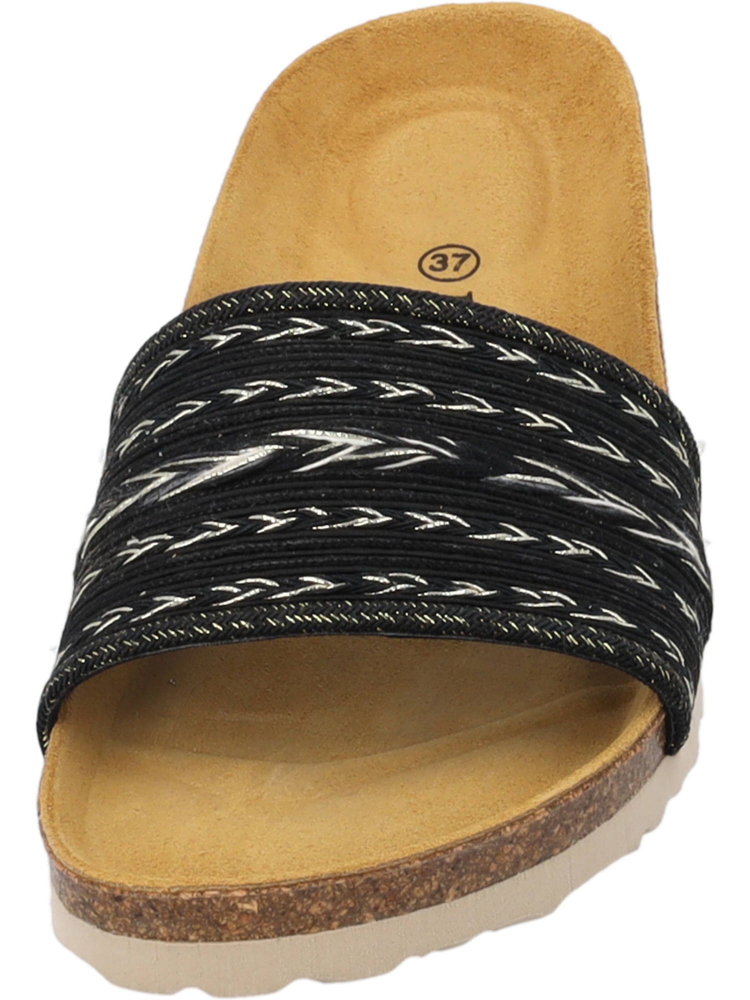 Palado by Sila Sahin Pantolette 'Solista' in Schwarz