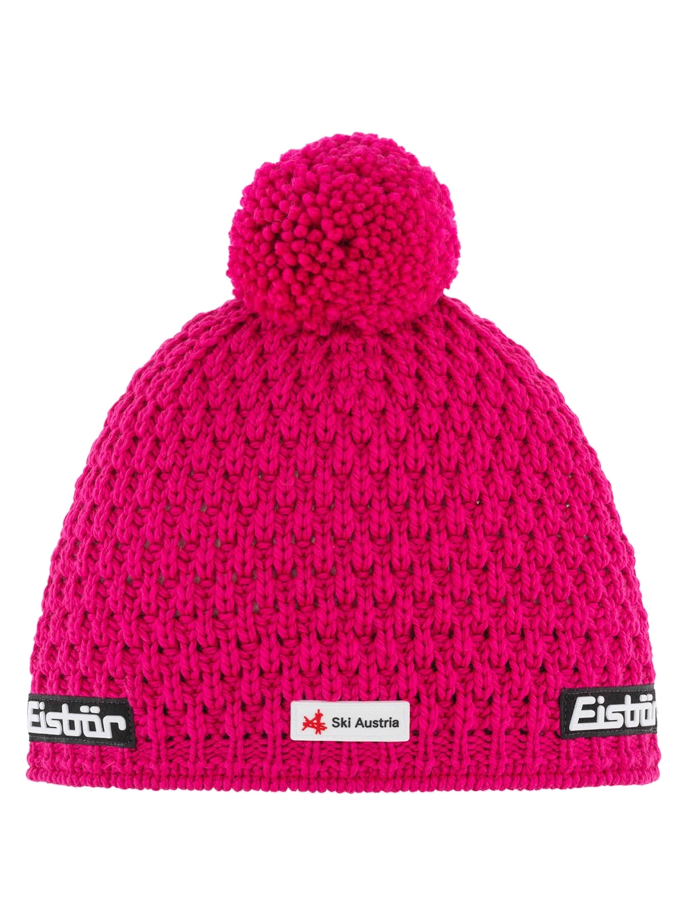 Eisbär Mütze 'Trail'‌‌‌‌‌‌‌‌‌ in Pink: Vorderseite