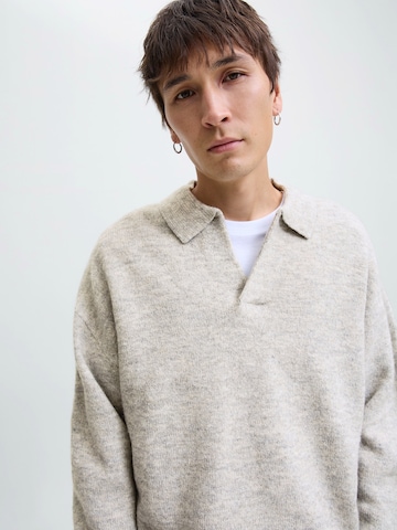 JACK & JONES - Jersey 'JJSOHO OLLIE' en gris